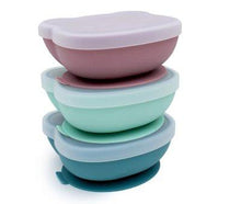 Carica l'immagine nel visualizzatore di Gallery, Indietro Ciotola Silicone Ventosa e Tappo Bear Yellow