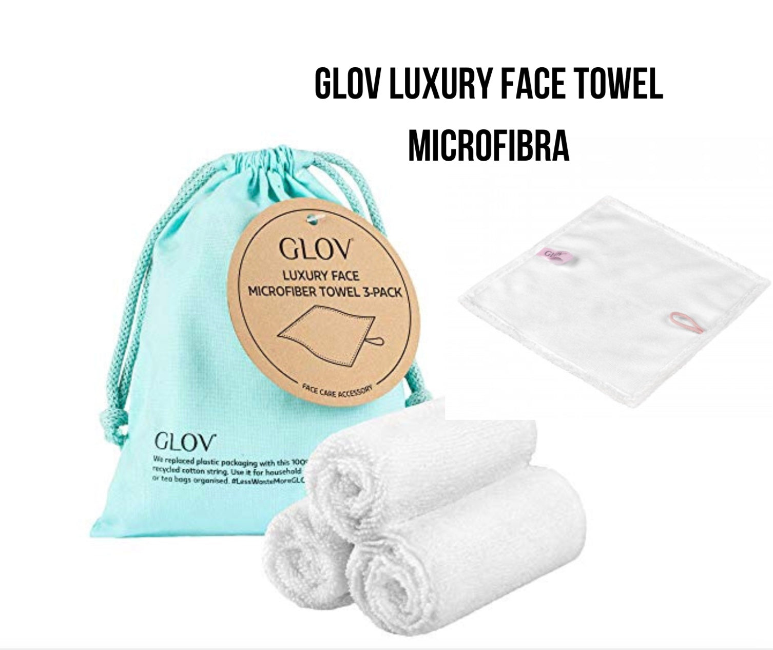 GLOV LUXURY FACE TOWEL 3 pezzi – Natrue Bioprofumeria